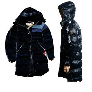 Woodpecker MEN'S PENGUIN LONG COAT - ALL WET NAVY size M